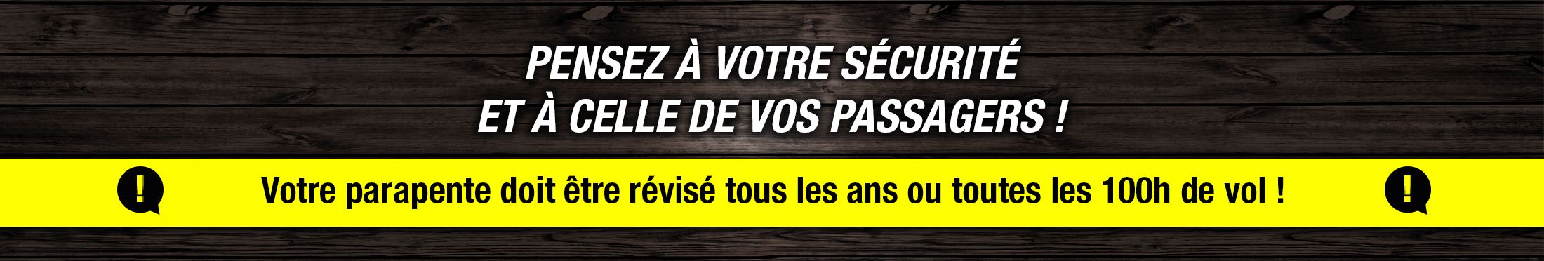 pensez à votre sécurité et à celle de vos passagers